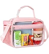 PACKISM Clear Lunch Bag for Girls - Reusable Clear Lunch Box for School with Adjustable Shoulder ...