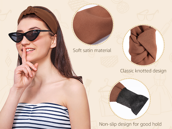 headbands for women head bands for women's hair knotted headband for women hair band