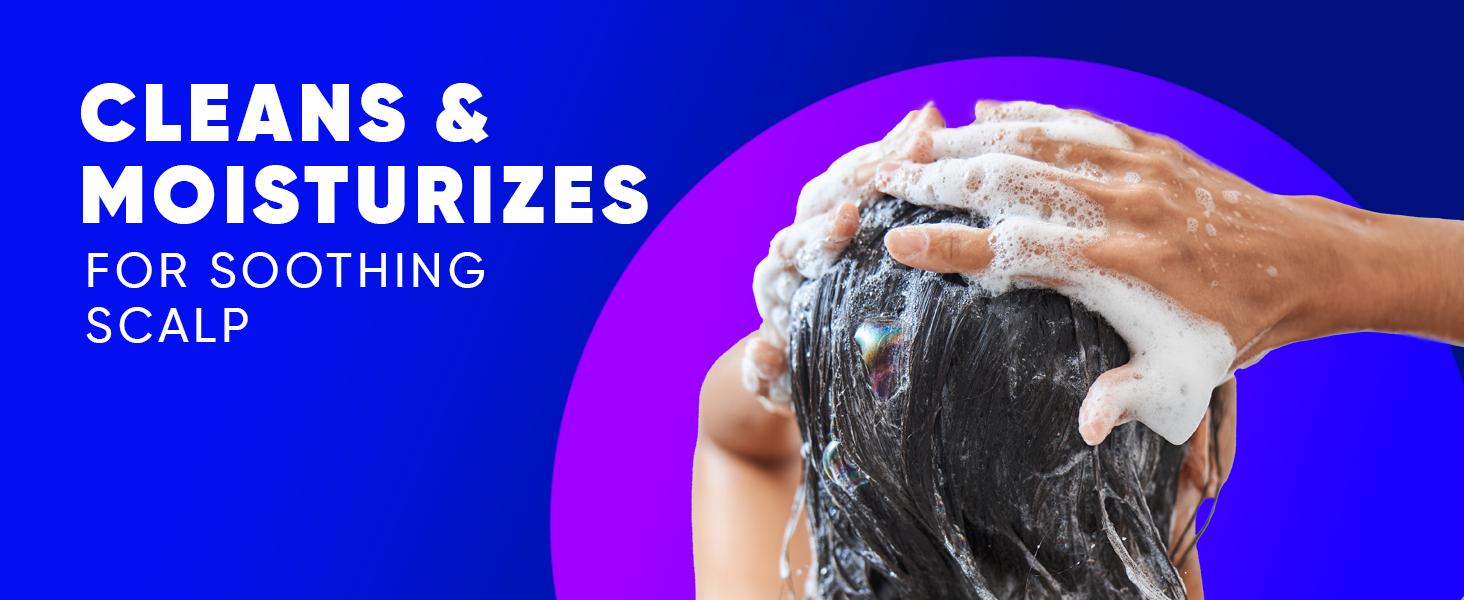 Cleans and moisturizes to ensure a soothing and healthy scalp environment.