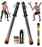 Ropeless Battle Ropes Adjustable Weight, Portable Cordless Battle Ropes for Home Gym with Storage...