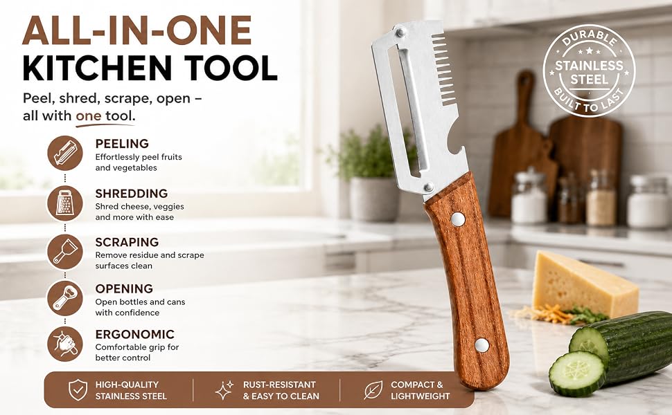 2026New Multi-functional Vegetable Peeler