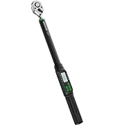 LLAVETOR 1/2-Inch Drive Digital Torque Wrench with Angle, 14.7-295ft-lb