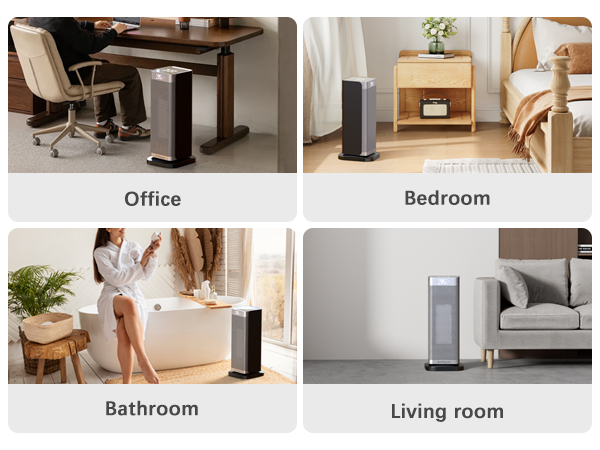 desk heater for office quiet small