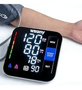 WEONY Blood Pressure Monitor for Home Use,Upper Arm Blood Pressure Cuff 9-17'' Large Cuff,Automat...