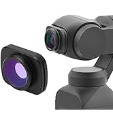 Wide Angle Lens for DJI Pocket1 Pocket2, Portable External Wide Angle Magnetic Anamorphic Lens fo...