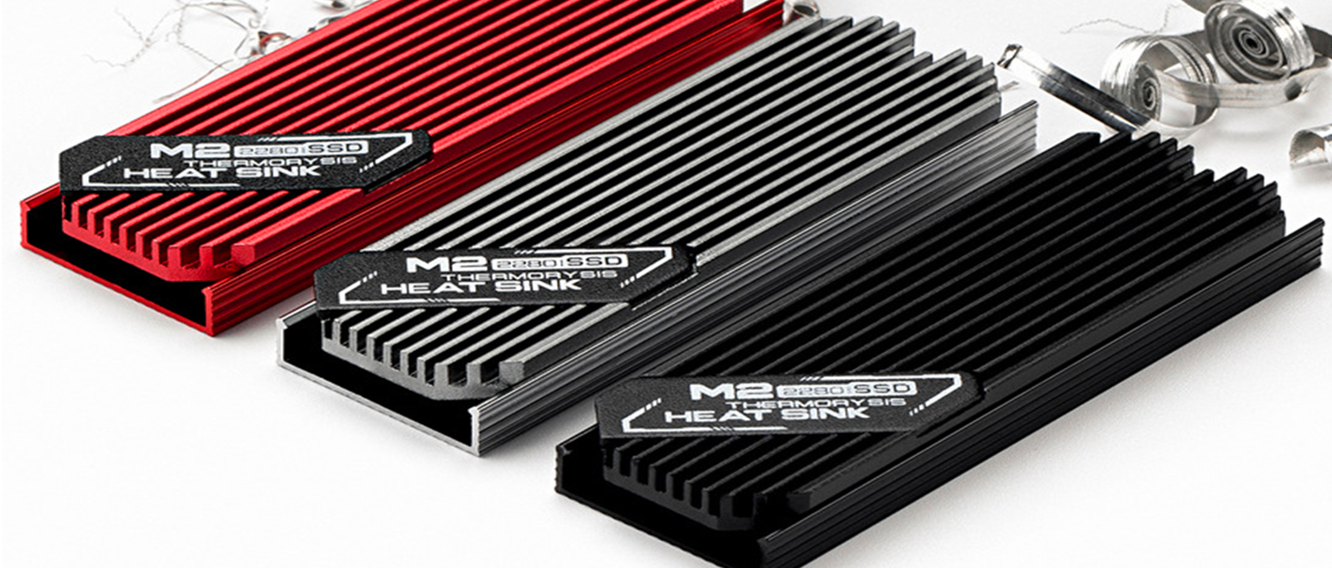 M.2 Heatsink 2280 SSD Cooler with Nano Thermal Pads