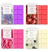 STRN Wax Melts Soy Wax Cubes 4 Pack Scented Wax Melts Warmer, Scented Wax Cubes for Warmers Soy W...