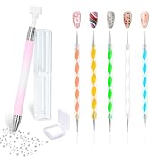 Ruetail Wax Pencil for Rhinestones, Upgraded Rhinestones Applicator Gem Crystals Picker Tool, Sup...