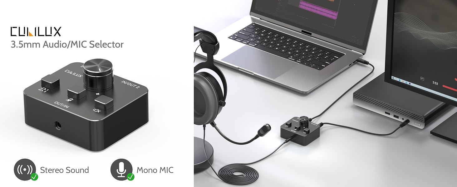 3.5mm Audio/MIC Selector