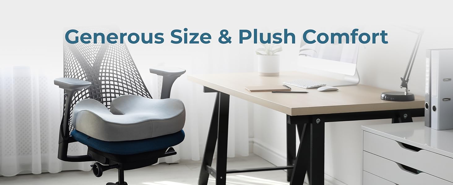 Generous Size & Plush Comfort
