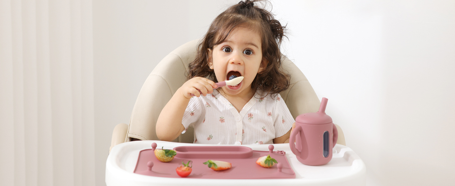 Silicone Baby spoons