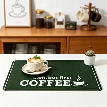 Ok, But First. Coffee Mat