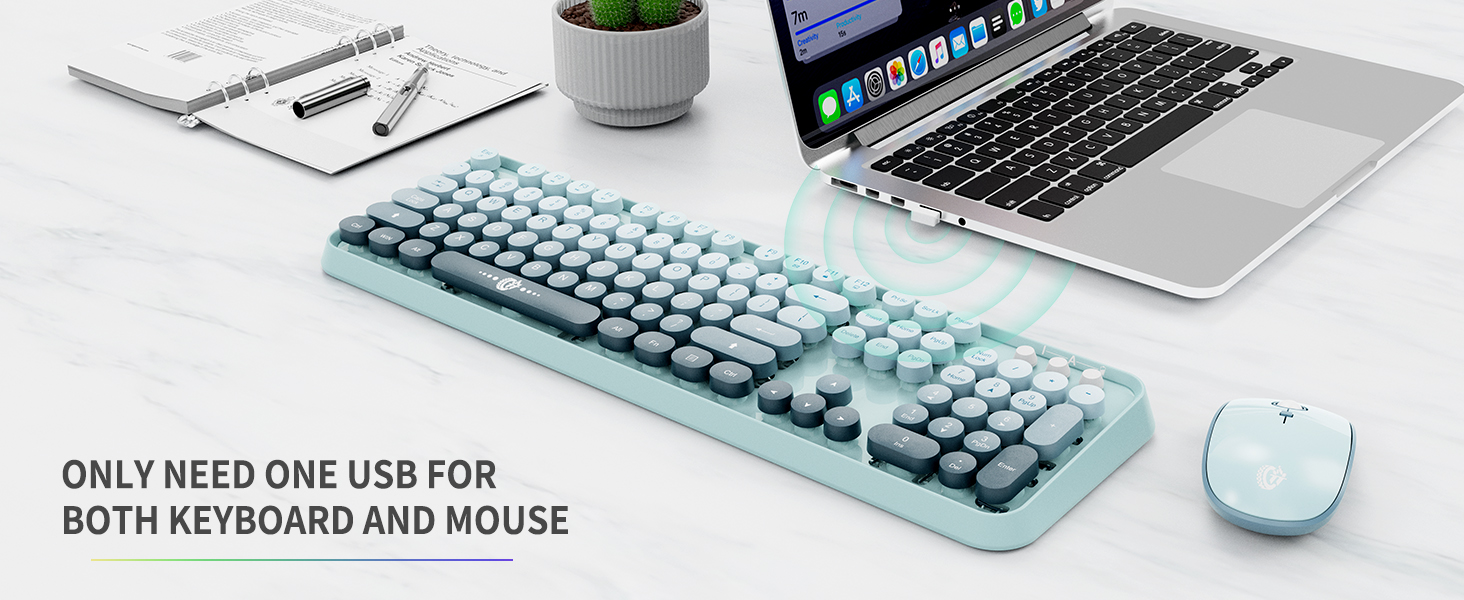 wireless keyboard and mouse colorful keyboard and mouse wireless typewriter keyboard wireless
