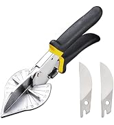 AACGIN Multifunctional Trunking Miter Shears for Molding and Trim Cutter Adjustable 45 To 135 Deg...