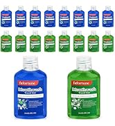 fafortune 1.69fl oz Travel Size Mouthwash Bulk Mini Mouthwash Small Portable Alcohol Free Bottles...