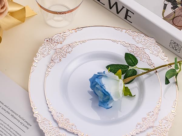plastic dinnerware set