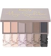 HHLTOH 6 Colors Eyeshadow Palette, Nude Smokey Matte Neutral Eye Shadow for Blue & Brown Eyes, Li...