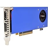 SRhonyra RX 550 4GB Low Profile Graphics Card GDDR5 128-Bit Radeon Video Card HDMI DisplayPort Du...