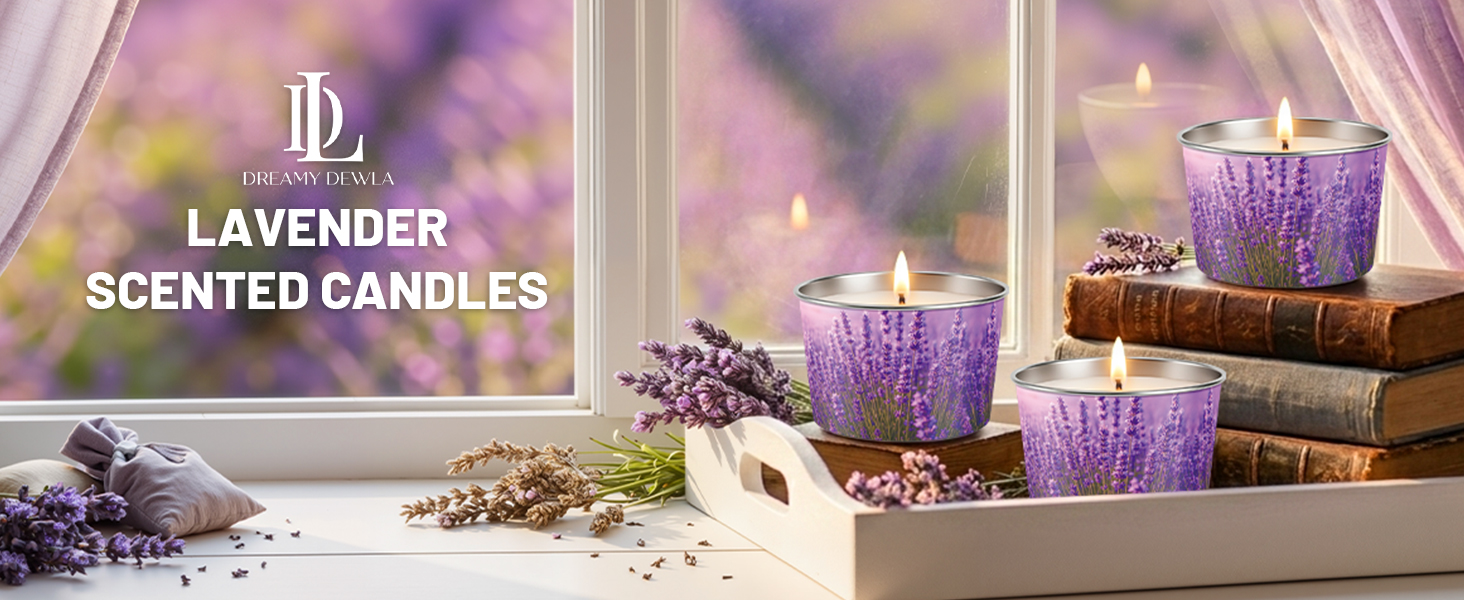 lavender candles