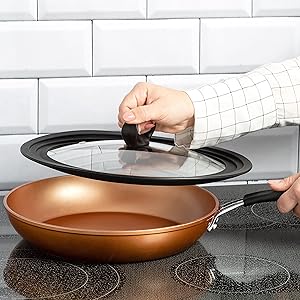 Putting Lid On Pan