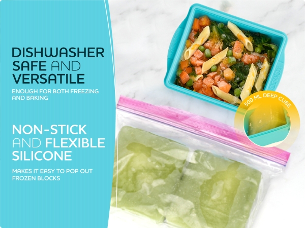 soup containers with lids silicone freezer molds super cube ice cube trays for freezer Leftovers
