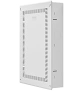 VEVOR Structured Media Enclosure, 20-Inch, Recessed in-Wall Media Box with Cover, Wall-Mount Cabl...