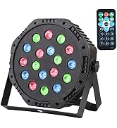 RGB Led Par Lights with Remote Control 18Led Par Led Dmx Wireless Party Lights