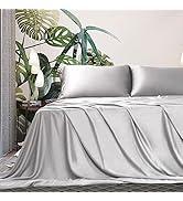 NEXHOME PRO 100% Eucalyptus Tencel Sheets Set, Organic Natural Lyocell 4pcs Cooling Bedding Sheet...
