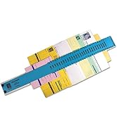 C-Line General Plastic Document Sorter, Letter Size, 32 Divisions, 3 x 23.5 Inches, Blue (30532)