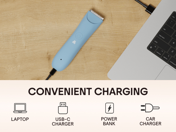 Convenient Charging: Laptop, Powerbank, USB-C Charger, car charger