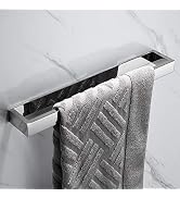 Celbon 11.81? Self Adhesive Bathroom Towel Bar SUS Stainless Steel Towel Bar Rail Wall Mounted Ho...