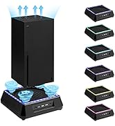 Cooling Fan for Xbox Series X, Xbox Series X Cooling Fan with 3 Levels Adjustable Speed Cooling F...