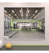 LOAAO Home Gym Mirror, 48"x24"-2 PCS Gym Mirrors for Wall, Frameless, Tempered Glass, Large Worko...