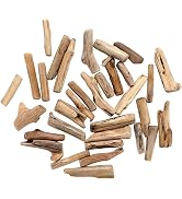 20 Pcs Natural Driftwood Pieces Branch Slices Craft Sticks Beach Decor for for DIY, Craft Sticks,...