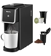 Mecity Coffee Maker 2024 New Compact Coffee Machine Compatible With K-cup Coffee Capsule, Ground ...