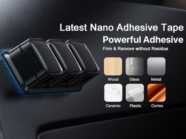 cable management with strong adhesive