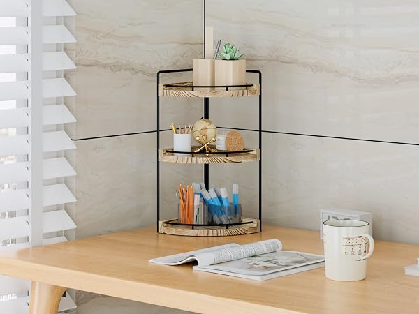 corner bathroom counter organizer