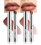 HHLTOH Deep Berry & Raisin Nude Brown Honey Tinted Lip Balm for Women, Hydrating Lip Oil Stick Li...