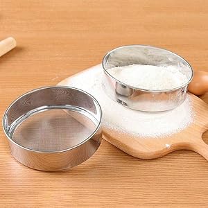Flour Sieve Fine Mesh