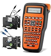 VolenGo E1000 Heat Shrink Label Maker, Wire Label Maker Waterproof-Labels, Labeler Machine with 2...