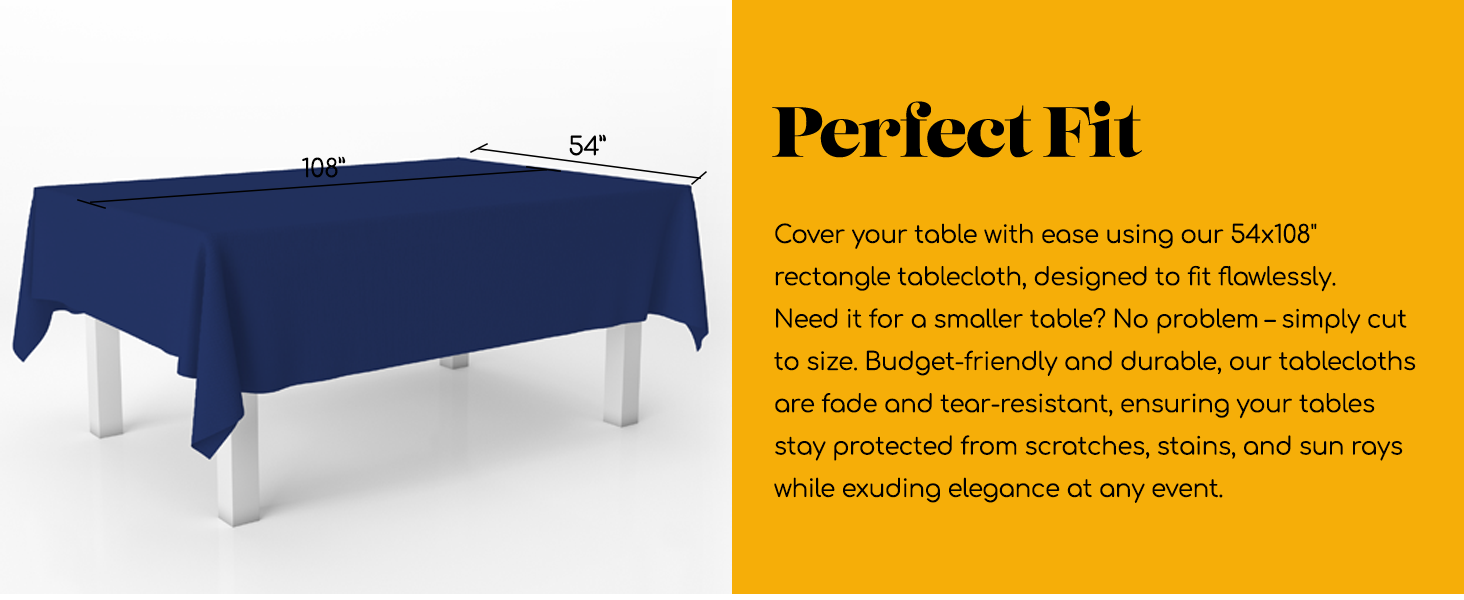 Grandipity Rectangle Tablecloth NAVY