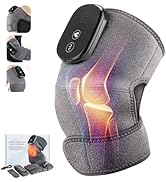 Shinbox 3-in-1 Cordless Knee Shoulder Massager with Heat and Vibration. Adjustable Brace for Shou...