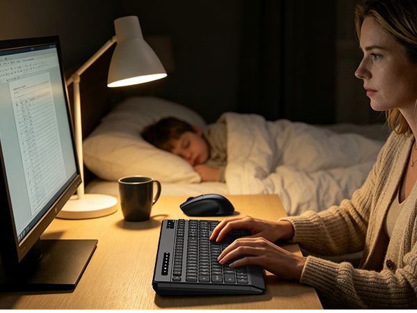 quiet keyboard and mouse