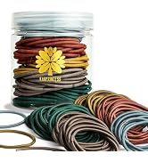 KANPRINCESS 100Pcs Multi-Color Hair Ties For Thick And Curly Hair, Elastic Hair Ties For Women, M...