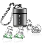 High Fidelity Concert Earplugs, Reusable Musicians Ear Plugs, 24dB Advanced Filter Technology Ear...