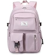 School Bag Backpack for Girls Large Capacity Daypacks Water Resistant Breathability Bookbag Trave...