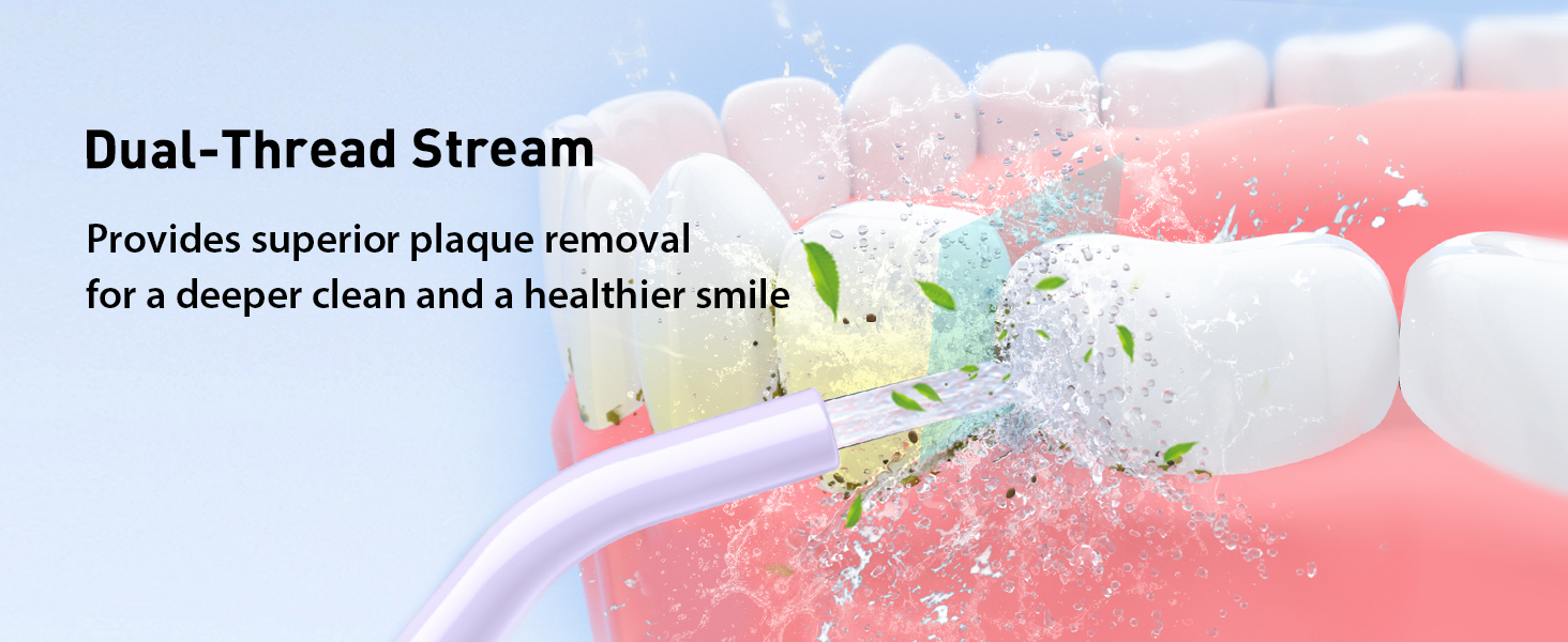 water dental flosser pick teeth cordlss portable Hilo dental con agua, recoge los dientes