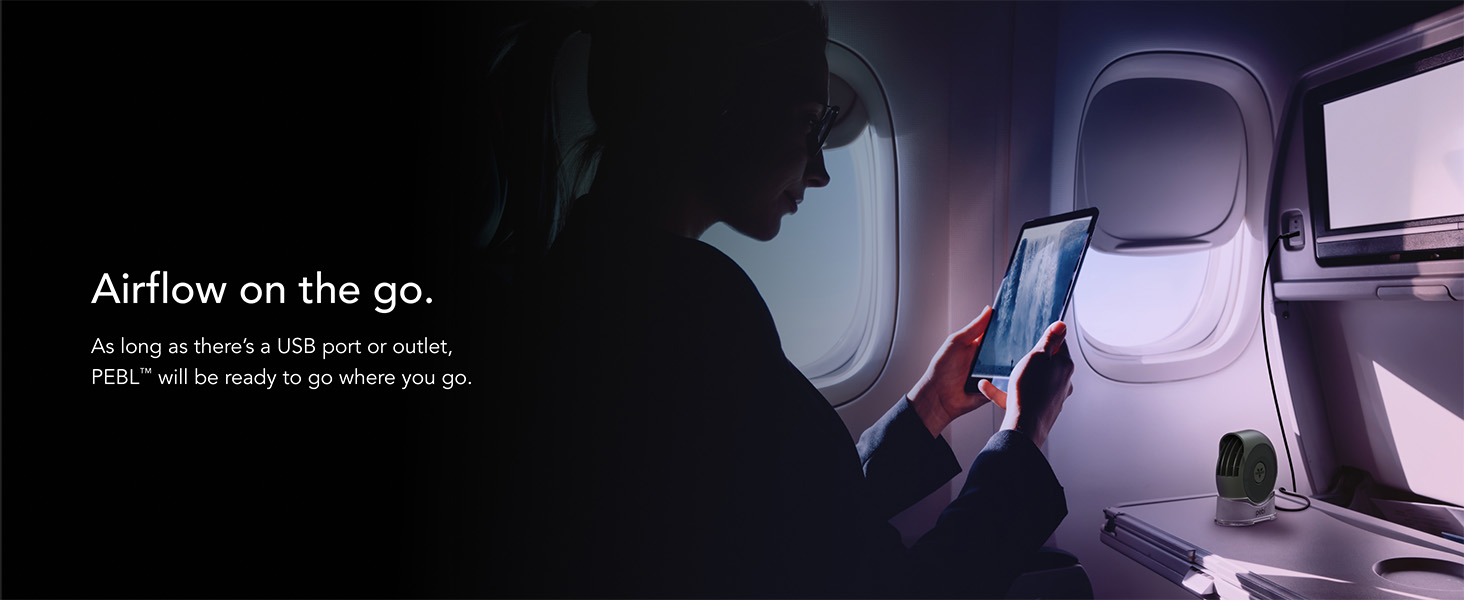 plane fan, travel essentials