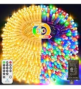 328 FT 720 LED Christmas Lights Outdoor Fairy Lights Plug In Color Changing String Lights Waterpr...