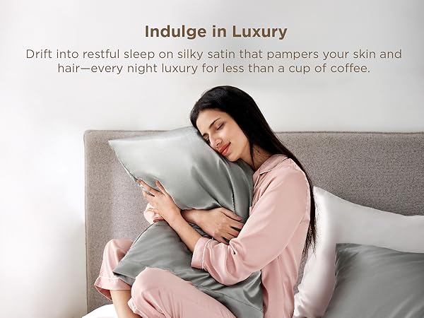 luxury silk pillowcase